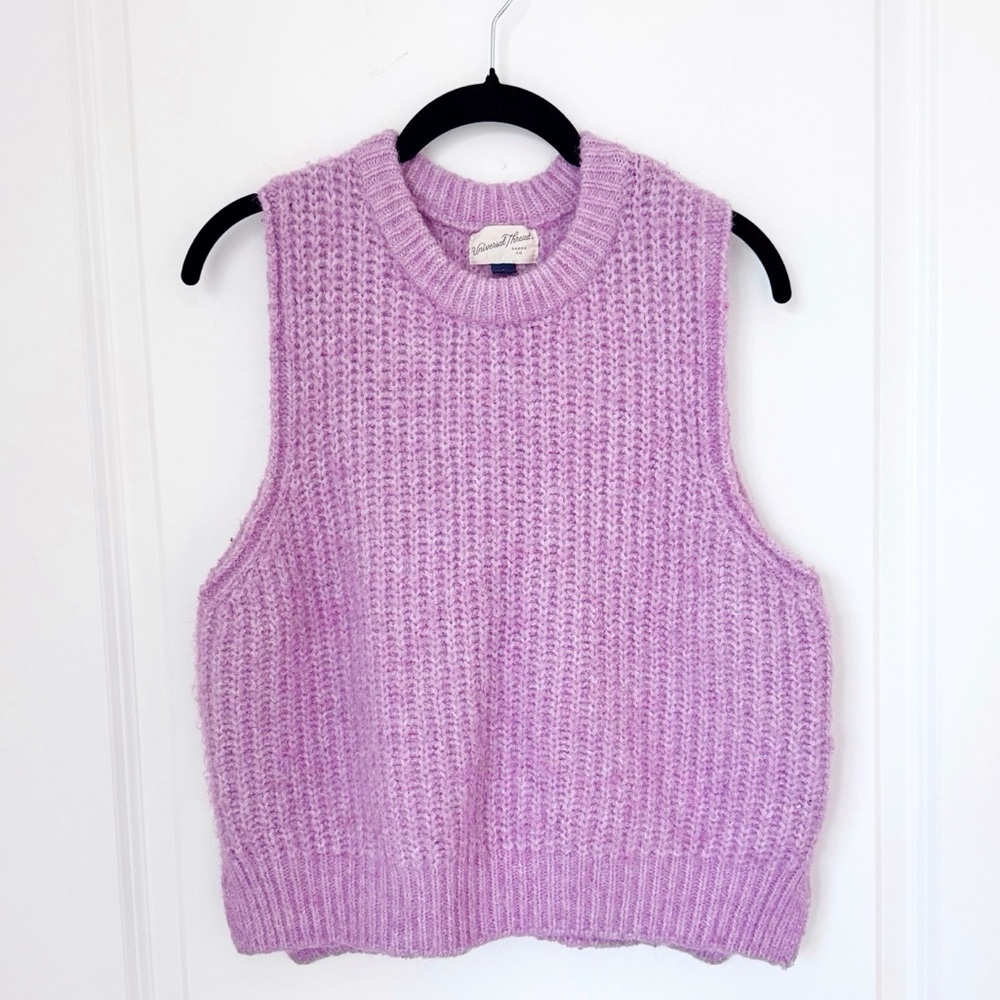 💜Universal Thread Lilac Purple Knit Sweater Vest S